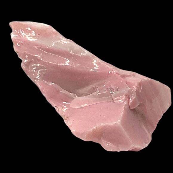 Pink Milk Glass Swirl Cobalt Art Glass Cullet Glowing Uranium Manganese #5GX8 - Picture 4 of 6